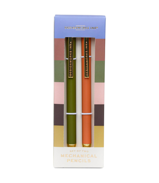 Designworks Army Green + Chili Mechanical Pencils