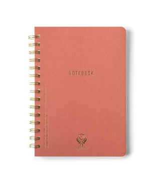 Terracotta Twin Wire Notebook-Medium