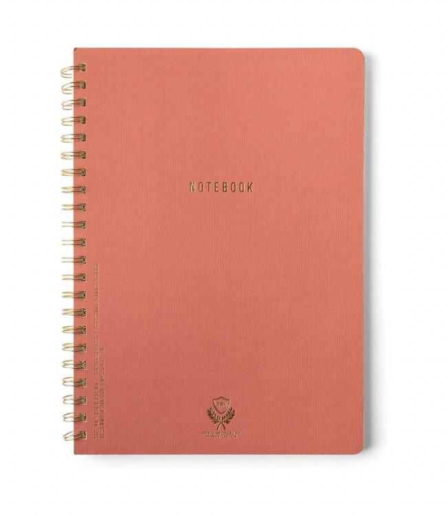 Terracotta Twin Wire Notebook-Large