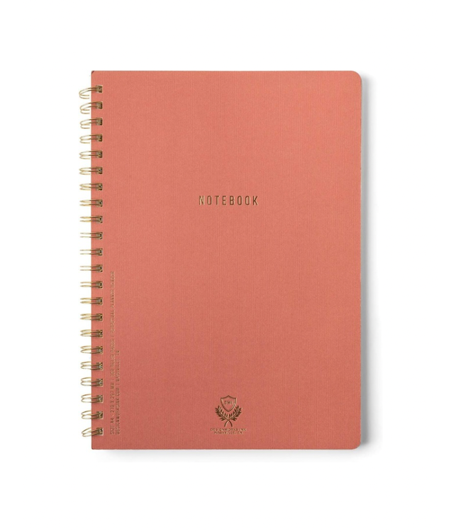 Designworks Terracotta Twin Wire Notebook-Large