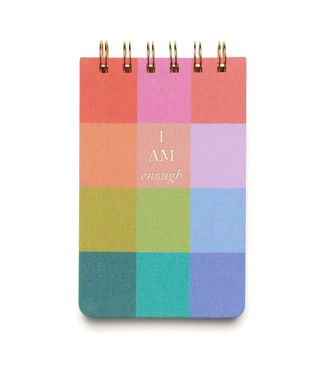 Rainbow Check Twin Wire Notepad