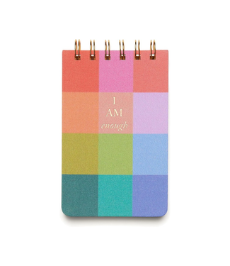Designworks Rainbow Check Twin Wire Notepad