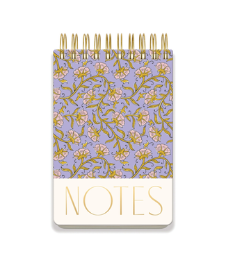 Designworks Purple Vintage Floral Notepad