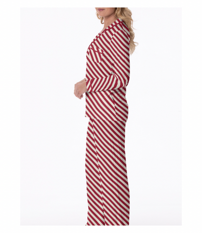 Candy Cane Twist Pajamas Set