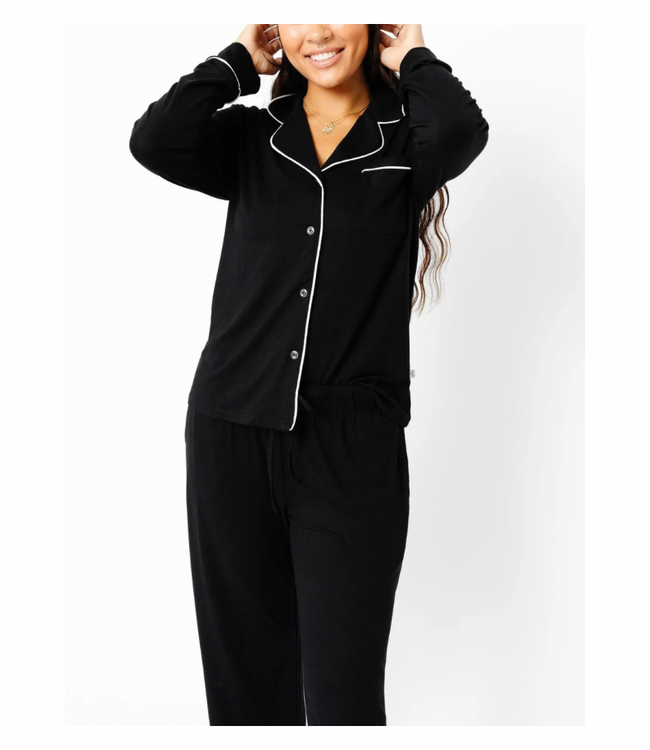 Midnight Bamboo Pajamas Set