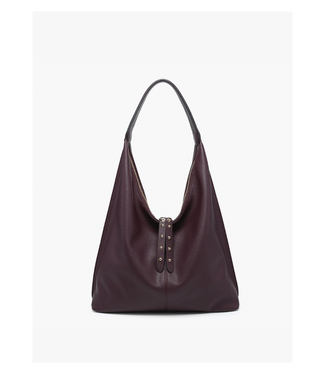 Jen & Co Tori Slouchy Hobo w/ Studded Tassels