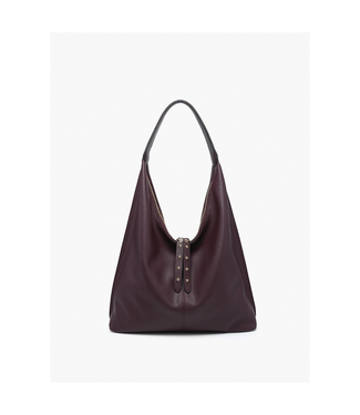 Jen & Co Tori Slouchy Hobo w/ Studded Tassels
