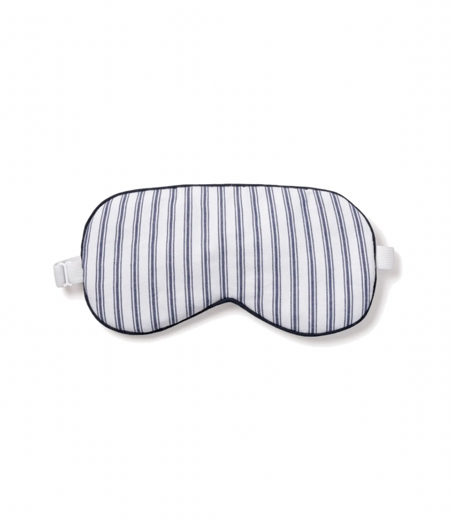 Petite Plume Navy French Twill Sleep Mask