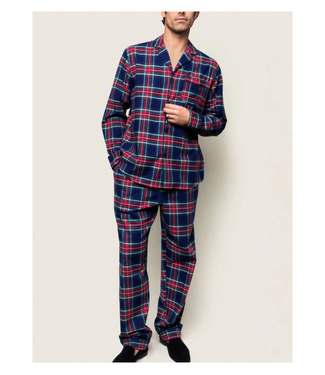 Petite Plume Men's Windsor Tartan Pajama Set