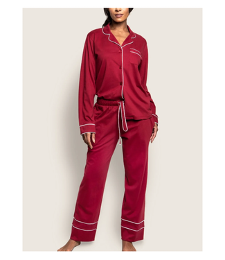 Petite Plume Bordeaux Pima Astaire Pajama Set