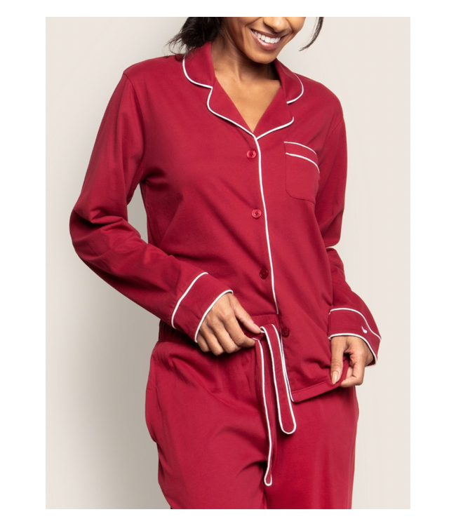 Bordeaux Pima Astaire Pajama Set