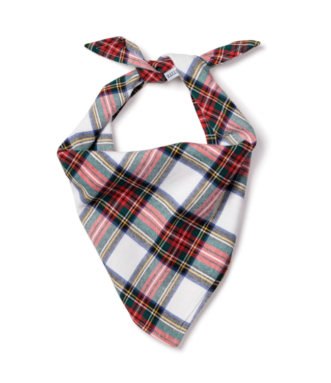 Petite Plume Balmoral Tartan Dog Bandana Large