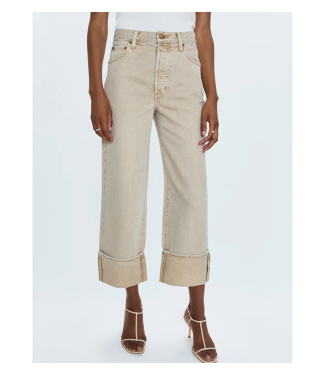 Ryder High Rise Cuffed Straight Jeans