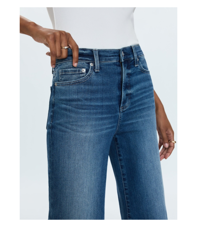 Izzy Mid Rise Wide Leg Jeans