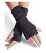 Anna Falcke Wristees Fingerless Gloves - Black