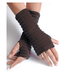 Anna Falcke Wristees Fingerless Gloves - Chocolate Brown