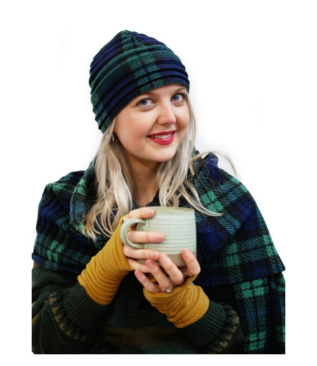 Wristees Fingerless Gloves - Mustard Yellow