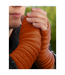 Anna Falcke Wristees Fingerless Gloves - Rust