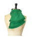 Anna Falcke Ruffle Scarf - Emerald Green