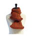 Anna Falcke Ruffle Scarf - Rust
