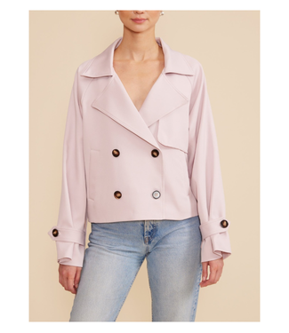 Lucy Paris Estelle Cropped Trench