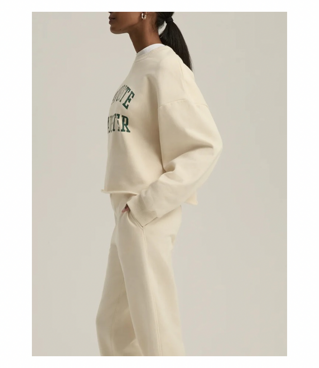 Cropped Collegiate Sweatshirt