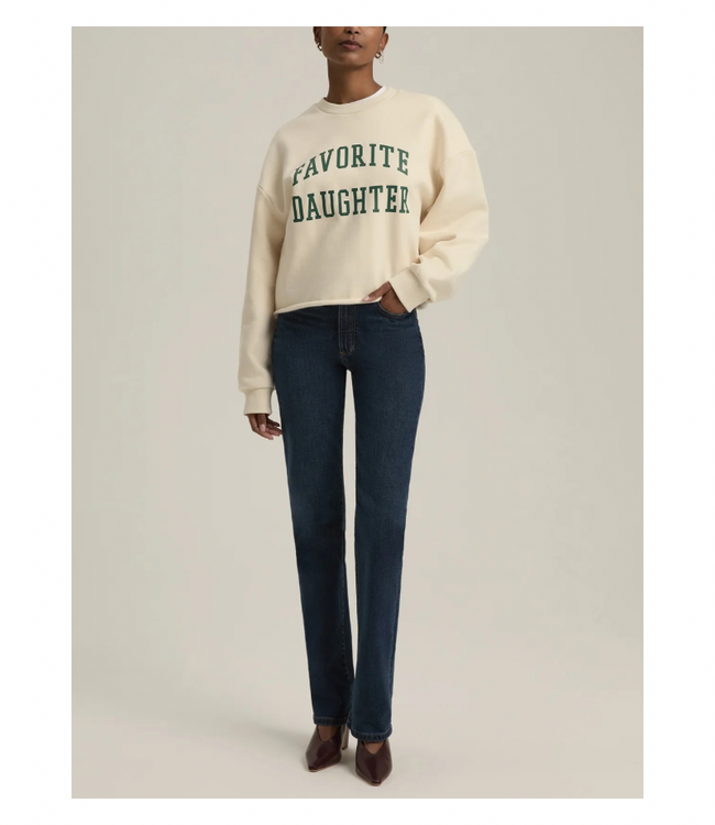 Cropped Collegiate Sweatshirt