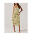 ASTR Asymmetrical Tiered Ruffle Dress