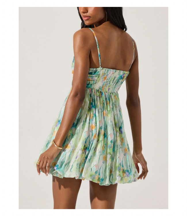 Bubble Skirt Mini Dress