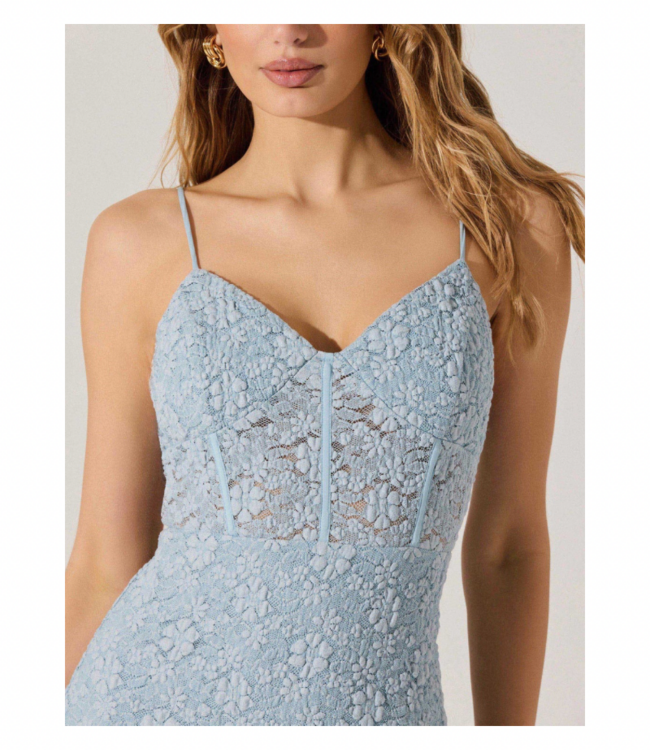 Floral Lace Knit Dress