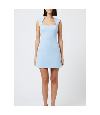 French Connection Whisper Notched Square Neck Dress