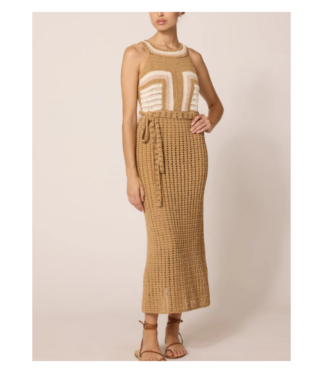 Kiana Crochet Midi Dress