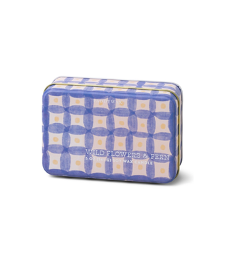 Paddywax Purple Plaid Everyday Tin 5oz