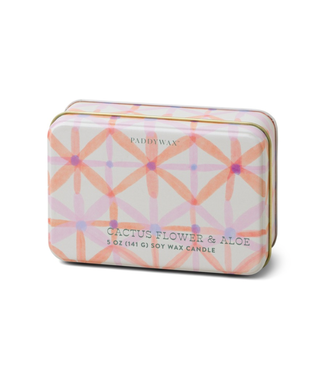 Paddywax Pink Flower Everyday Tin 5oz