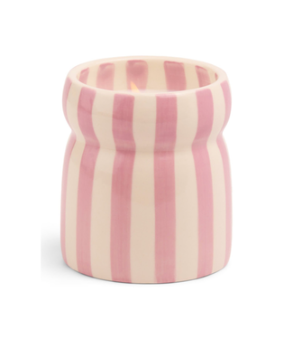 Paddywax Cabana Lavender Striped Candle