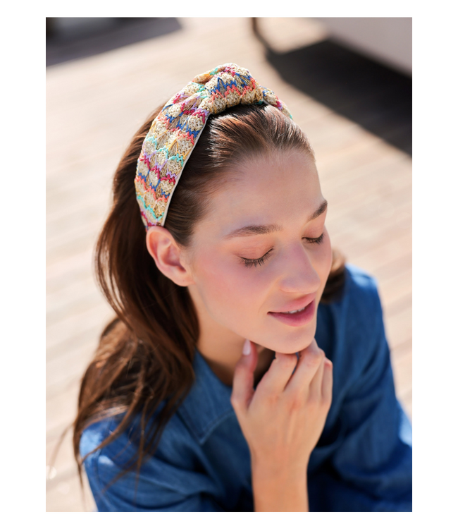 Paper Straw Knotted Headband