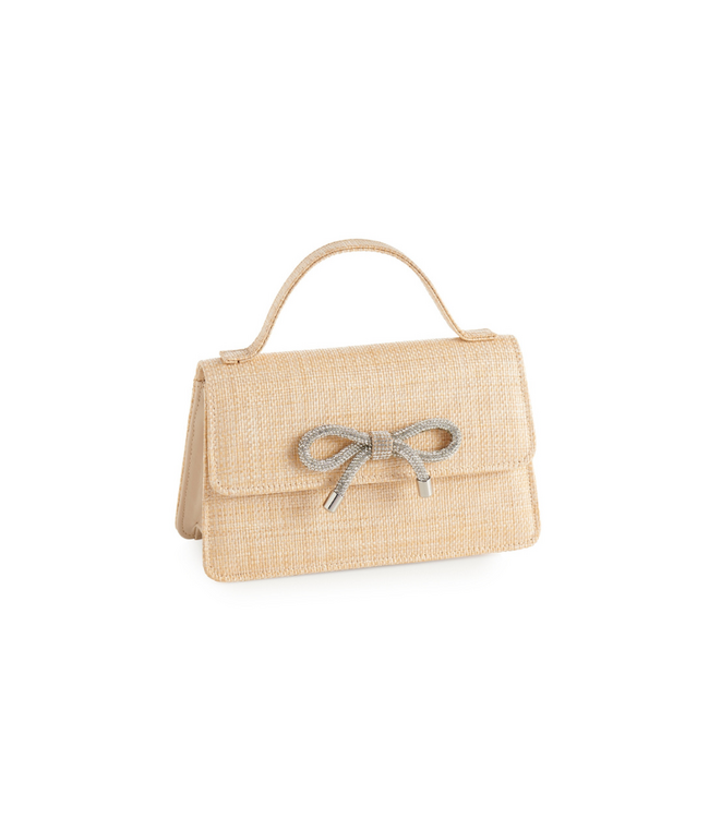 Bowie Straw Mini Bag - Natural