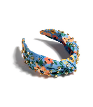 Floral Embellished Knotted Headband