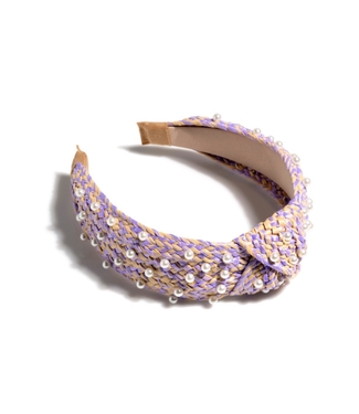 Shiraleah Pearl Embellished Knotted Headband