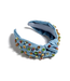 Embellished Denim Knotted Headband