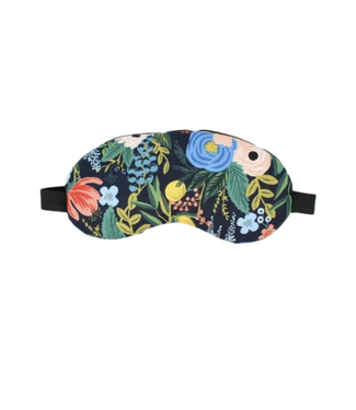 Dana Herbert Large Eye Mask Navy Floral