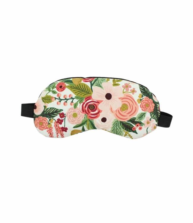 Large Eye Mask Mauve Garden Party