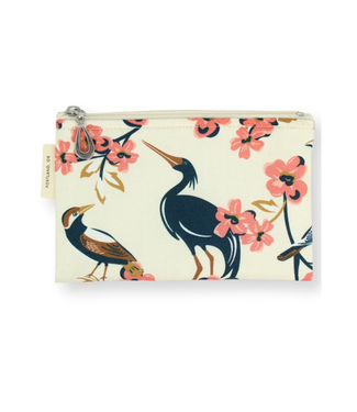 Cottton Coin Purse Crane