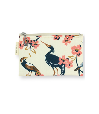 Dana Herbert Cottton Coin Purse Crane
