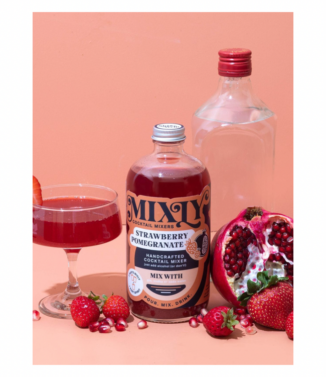 Strawberry Pomegranate Mixer