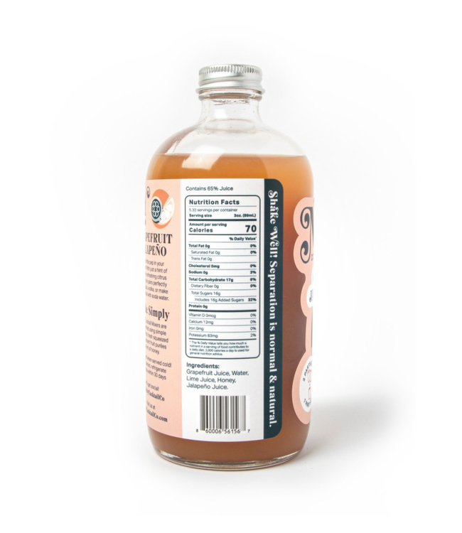 Grapefruit Jalapeno Mixer