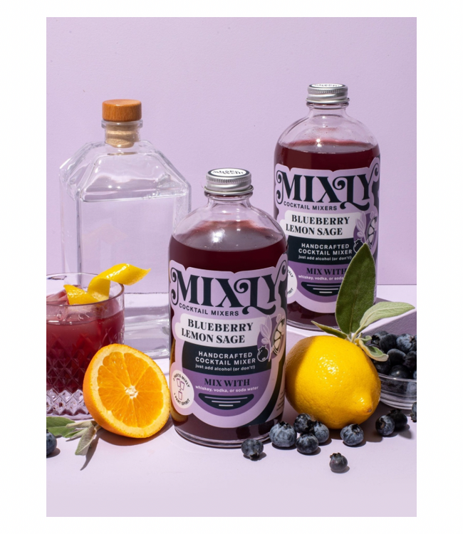 Blueberry Lemon Sage Mixer