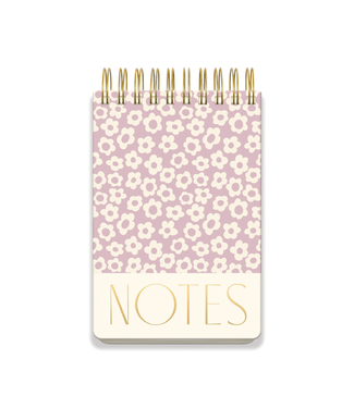 Designworks Lilac Groovy Floral Large Chunky Notebook