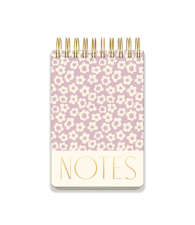 Designworks Lilac Groovy Floral Large Chunky Notebook