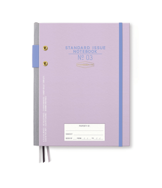 Designworks Standard Issue Planner Notebook No 3- Lavender + Perinwinkle